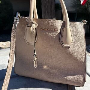 Michael Kors Beige Satchel Bag